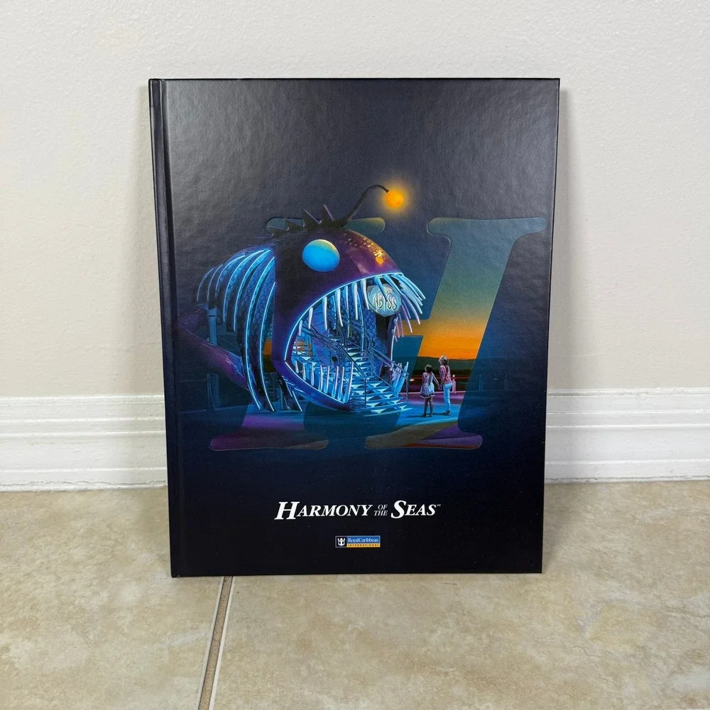 Royal Caribbean Harmony of the Seas Inaugural Book Black The Abyss Anglerfish